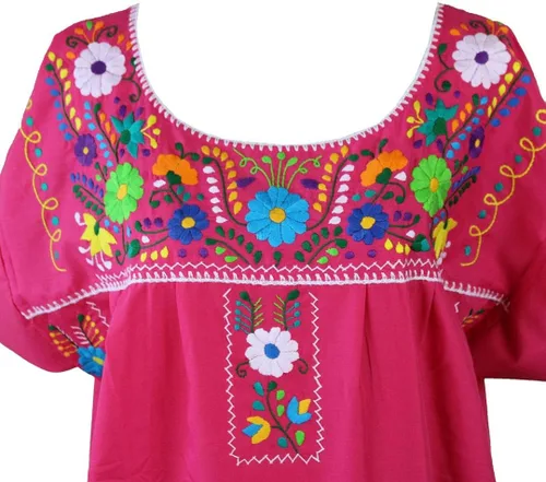 Miniatura 2 de Oro Import Vestido mexicano bordado a mano