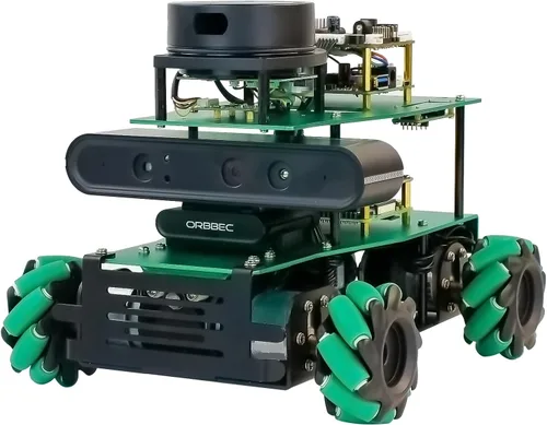 Miniatura 26 de Yahboom Robot AI Python Programa ROS2 Robot con RPi 5 8GB Powered Robot Educativo AI Módulo de voz Mapeo Navegación 360° Movimiento