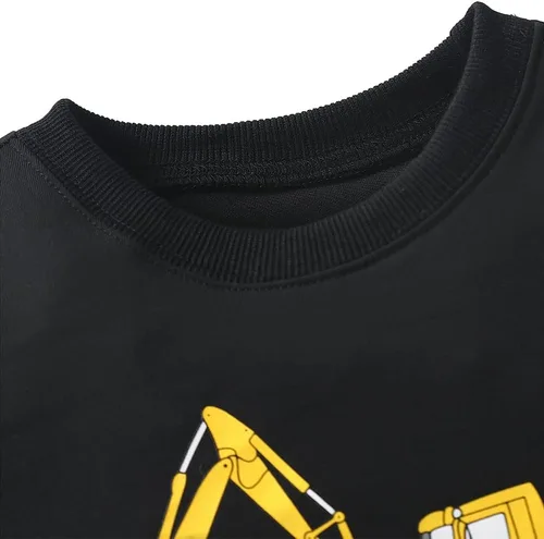 Miniatura 3 de Popshion - Sudaderas de dinosaurios para niños, pulóveres deportivos de caricaturas de manga larga, tallas 1-7T