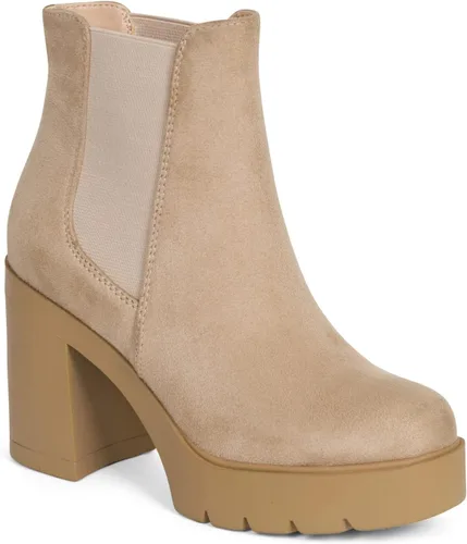 Miniatura 3 de Top Botines Chelsea de tacón alto para mujer, con suela elástica doble
