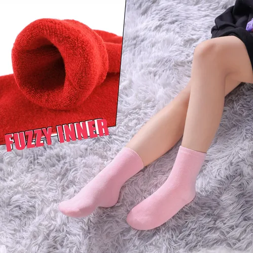 Miniatura 2 de MQELONG Calcetines de lana para niños niñas y niños lindos animales gruesos cálidos calcetines de invierno 6 pares