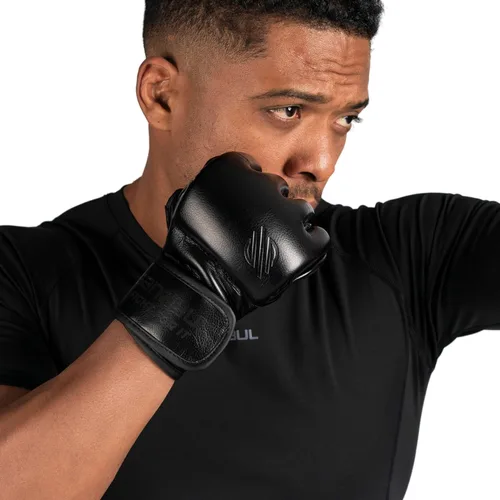 Miniatura 8 de Sanabul Guantes forjados de batalla de 4 onzas MMA para hombres y mujeres, guantes profesionales de boxeo, Muay Thai, Kickboxing, para combate