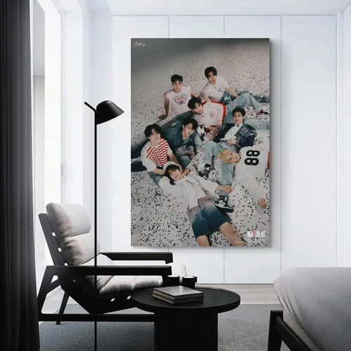 Miniatura 3 de K-pop Artist Poster Stray Kids Maxident Case 143 Ver. 3rd Teaser Prints Painting Nordic Decoration Living Room Home Decor 24x36inch(60x90cm)