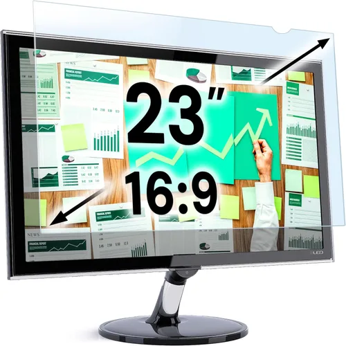 Miniatura 15 de VINTEZ Protector de pantalla de luz azul para monitor de computadora y portátil de 14 pulgadas, película de bloqueo de luz azul anti-UV para PC