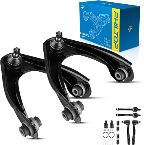 Miniatura 61 de PHILTOP Kit de suspensión delantera de 10 piezas, brazos de control inferiores con juntas de bola, eslabones de extremo de barra estabilizadora