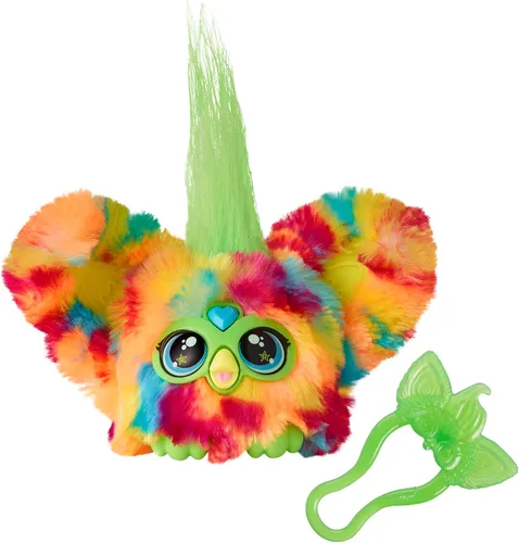 Miniatura 11 de Furby Furblets Hip-Bop Mini Friend, más de 45 sonidos, música hip hop y frases furbish, juguetes de peluche electrónicos, rosa y morado, regalos