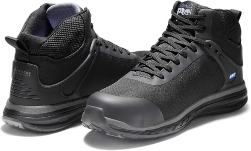 Miniatura 9 de Timberland PRO Men's Drivetrain Mid Composite Safety Toe Static Dissipative Athletic NT SD35