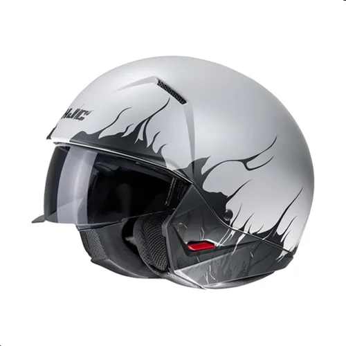 Miniatura 3 de Casco de motocicleta de cara abierta HJC i20 Scraw, aprobado por DOT (MC10SF, XS)