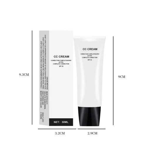 Miniatura 9 de CC Cream Ajuste del tono de piel para piel madura, corrección completa súper activa, ligera, hidratante, SPF 50, 1.0 fl oz (natural, 1.0 fl oz)