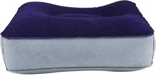 Miniatura 5 de Alvinlite Almohadas inflables de viaje para reposapiés, de PVC sin frijoles, almohadilla inflable perfecta para viajes, accesorios de viaje