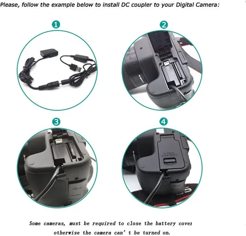 Miniatura 4 de Cable USB de 5 V + acoplador DR-110 NB-13L NB13L Batería ficticia para Canon G7X Mark II G1X G7X MII G5X G9X SX720