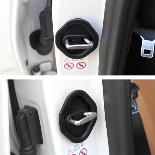 Miniatura 5 de TOMALL 4 pestillos de silicona para puerta de automóvil compatibles con Honda Accord Civic CR-V XR-V HR-V UR-V Odyssey Crosstour Pilot Vezel