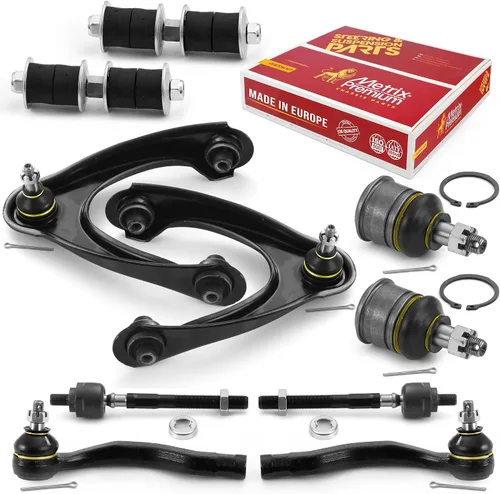 Miniatura 62 de Metrix Premium Chassis Parts - Kit de suspensión delantera de 10 piezas para BMW X5 2007-2013, BMW X6 2008-2014, reemplazo, fabricado en Europa