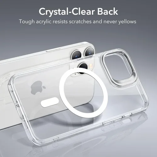 Miniatura 9 de ESR Funda para iPhone 14 Pro Max, Compatible con MagSafe, Funda Transparente para Teléfono con Soporte Stash Integrado para iPhone 14 Pro Max