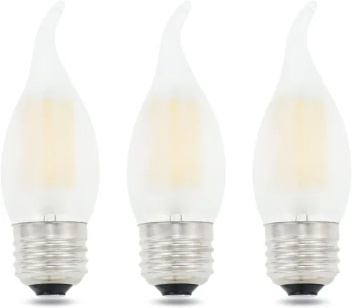 Miniatura 4 de Bombillas LED para lámpara de araña equivalente a 40 W, base E26, regulable, 4 W, 2700 K, blanco cálido, bombilla B11 E26 para candelabro