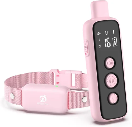 Miniatura 10 de Bousnic Collar de Choque para Perros - Collar de Entrenamiento Eléctrico para Perros, Impermeable, Recargable con Control Remoto para Perros