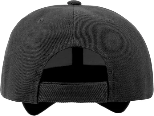 Miniatura 4 de Gorras de béisbol con correa trasera ajustable, lisas, negras, 12
