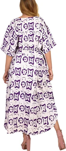 Miniatura 4 de LA LEELA Women's Kaftan Evening Gown Dress