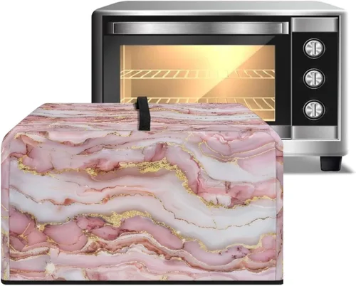 Miniatura 12 de Cubierta para horno de microondas a prueba de polvo, para encimera, freidora de aire, tostadora, horno, para decoración interior del hogar, L, 20.9
