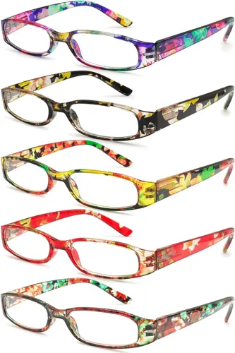 Miniatura 12 de Kerecsen - 5 pares de gafas de lectura de moda para mujer con bisagras de resorte