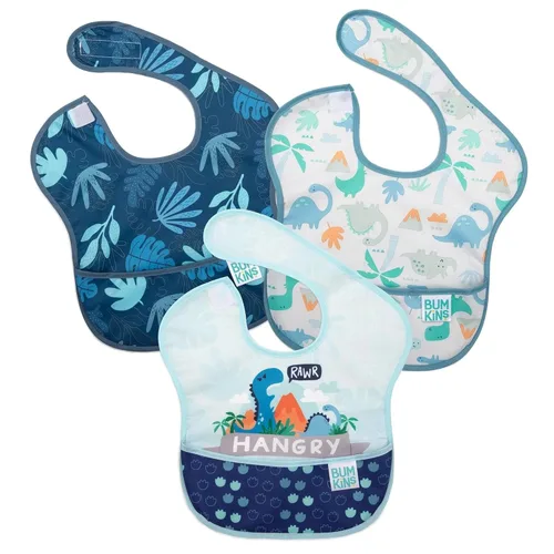 Miniatura 31 de Baberos Bumkins para Niña o Niño, SuperBib para Bebé y Niño Pequeño de 6-24 Meses, Imprescindible para Comer, Alimentar, Suministros de Destete LED