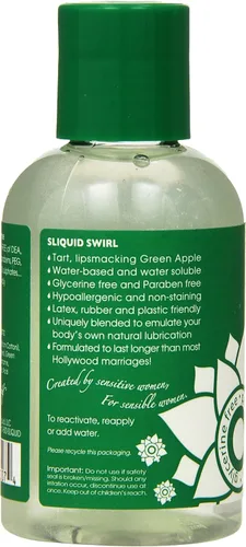 Miniatura 2 de Sliquid Remolino Manzana Verde 4.2 oz
