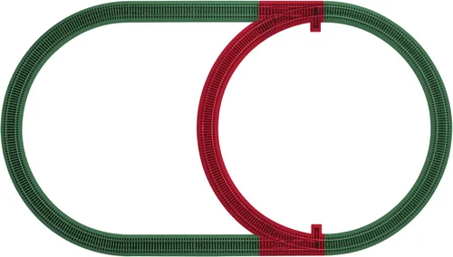 Lionel American Flyer, pista eléctrica S-Gauge Track, paquete de pista adicional de bucle de paso interno