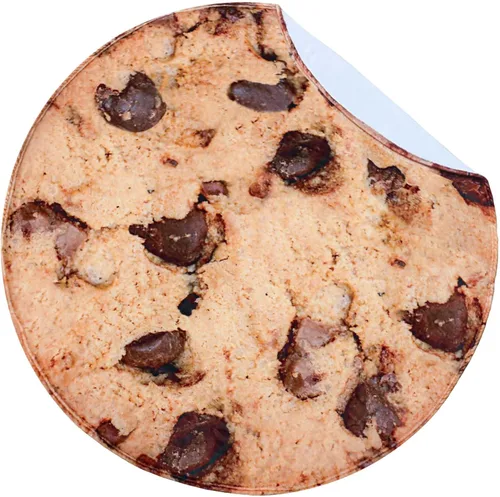 Miniatura 7 de Vessia Manta gigante de galletas, manta de comida divertida realista para adultos y niños, manta de galletas de chocolate suave de 300 GSM