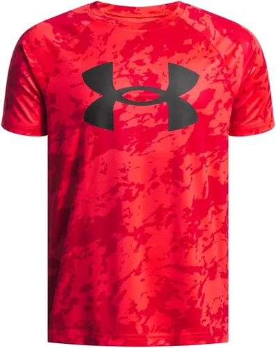 Under Armour Tech Big Logo - Camiseta de manga corta con logotipo estampado grande para niños