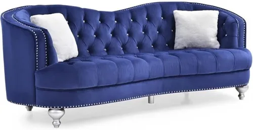 Miniatura 21 de Glory Furniture Sofá de dos plazas Pompano Velvet en negro