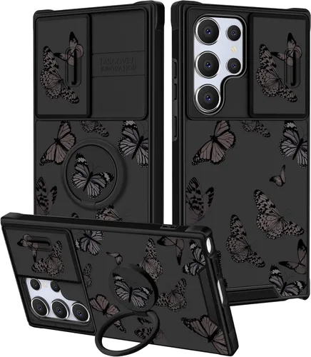 Miniatura 217 de Funermei Funda para teléfono Samsung Galaxy Note 10 Plus – Funda femenina bonita para niñas, diseño inspirador estético con funda para cámara