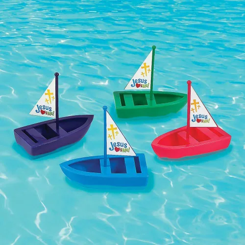 Miniatura 3 de Fun Express Jesus Loves Me - Paquete de 12 botes de juguete, regalos cristianos para niños, premios a granel para caja del tesoro del aula