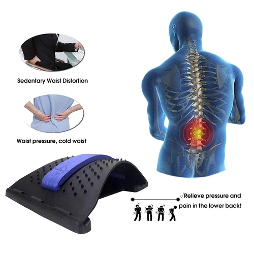 Miniatura 5 de Dispositivo de estiramiento de espalda, estirador de espalda baja YoofZLer para cama, silla y automóvil, masajeador de apoyo para aliviar el dolor