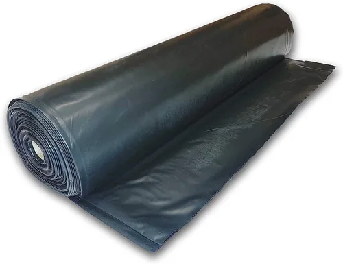 Miniatura 2 de Rocky Mountain Goods Láminas de plástico negro de 6 mil, plástico grueso resistente para jardinería, malezas, patio, paisajismo, barreras, debajo