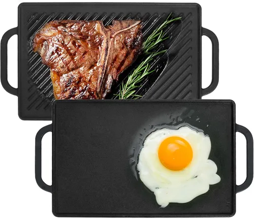 Miniatura 10 de GasSaf 7421 Gourmet BBQ System Plancha para Weber 22 1/2 pulgadas Original Kettle Premium Grills, ahumadores de 22.5 pulgadas, inserto de parrillas