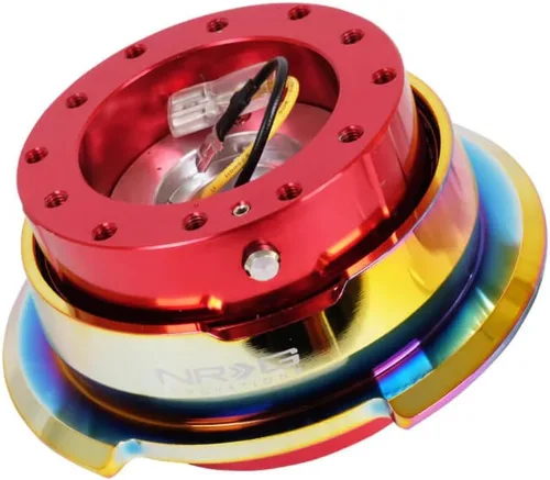 Miniatura 3 de NRG Innovations NRG-SRK-280BK-CG GEN 2.8 - Adaptador de liberación rápida para volante, 6 agujeros y 6 x 70 y 0.236 x 2.913 in, patrón de pernos
