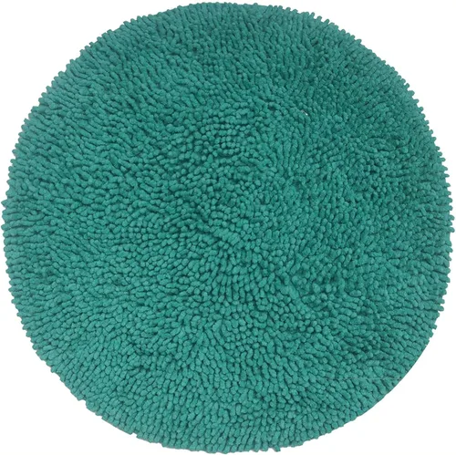 Chardin home Alfombra de baño redonda turquesa | Alfombra de baño bohemia de 2 pies | También perfecta para habitaciones de niños, guarderías,