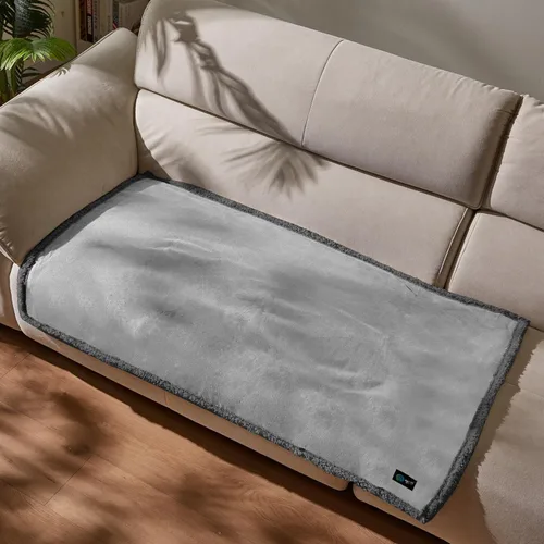 Miniatura 37 de Kritter Planet - Manta impermeable y a prueba de orina para perros grandes; manta suave, reversible y a prueba de líquidos para proteger el sofá