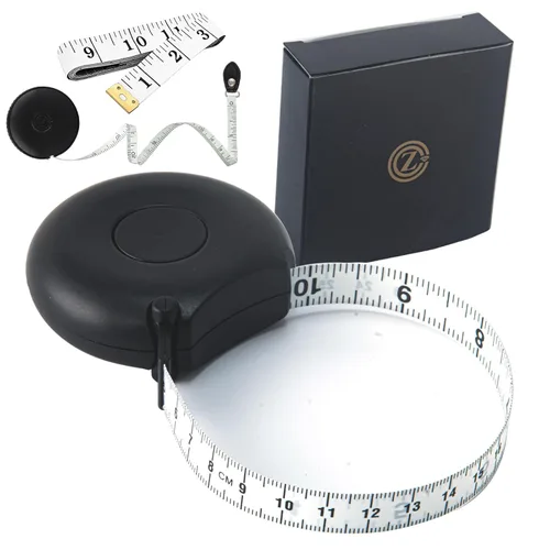 Miniatura 13 de Cinta métrica para costura, tela médica para el cuerpo, sastre, manualidades, dieta, cinta métrica de 60 pulgadas/1.5M de doble cara retráctil