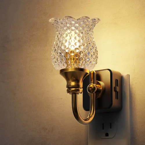 Miniatura 17 de L LOHAS LED - Luces nocturnas enchufables en la pared, temperatura de color ajustable 3000K/4000K/5000K, luz nocturna de burbujas con sensor