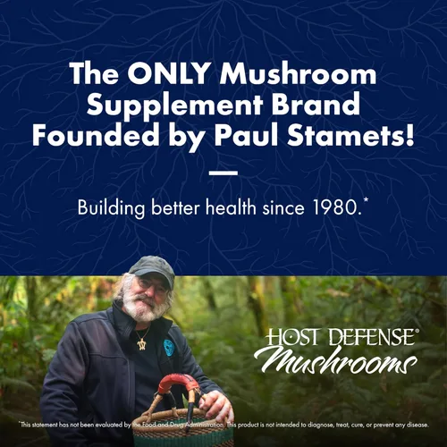 Miniatura 3 de Host Defense MyCommunity Powder - Suplemento de hongos de mezcla de 17 especies para apoyo inmunológico - Extracto con melena de león, reishi