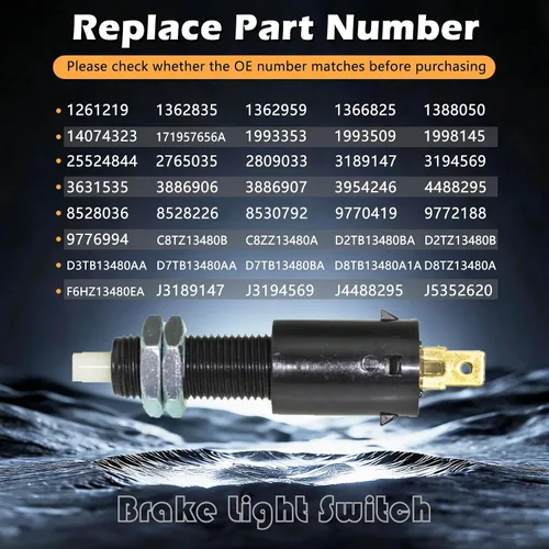 Miniatura 4 de Interruptor de luz de freno Interruptor de lámpara compatible con Buick American Motors Cadillac Chevy Para Dodge Chrysler Ford GMC Para Jeep