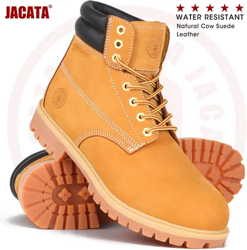 Miniatura 2 de Botas de trabajo para hombre de aceropunta suave, antideslizantes, de goma, resistentes a la construcción, aceite industrial, botas de construcción