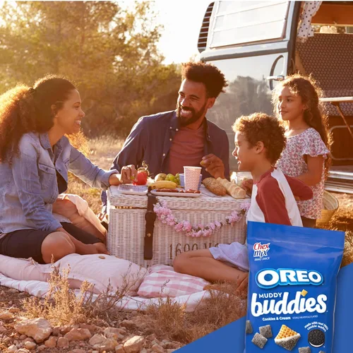 Miniatura 4 de Chex Mix Muddy Buddies, Mix de aperitivos de galletas OREO y crema, 9 oz