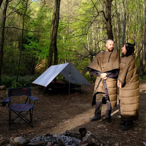 Miniatura 5 de Onewind Colcha Superior para Hamaca con Caja para Pies, Edredón Ligero y Portátil para Dormir, Saco de Dormir para Camping para Mochilero y De Verde