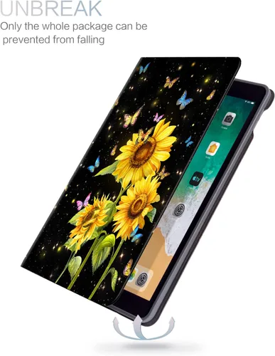 Miniatura 4 de Funda para iPad 9Th / 7Th / 8ª generación, para iPad 10.2, funda protectora a prueba de golpes, visión multiángulo, soporte ajustable, encendido