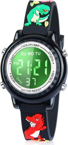 Relojes LED impermeables para niños con alarma, juguetes para niños, regalos para niñas de 3 a 10 años