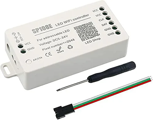 Miniatura 8 de RGBZONE Controlador LED Bluetooth SP105E, control inteligente de aplicación, sincronización de música para WS2811 WS2812B WS2815 WS2813 WS2801