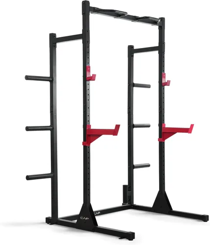 CAP Barbell Barra de potencia con barra de tracción y accesorios - Múltiples colores