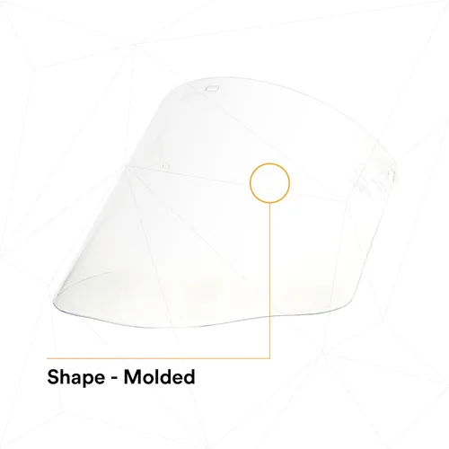Miniatura 9 de 3M H8A Combinación de Arnés de Cabeza con Trinquete y Visera Protector Facial Transparente, Sistema Completo de Seguridad de Arnés de Cabeza